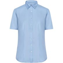 Ladies' Shirt Shortsleeve Micro-Twill - Klassisches Shirt in pflegeleichter Baumwollqualität [Gr. S] (light-blue) (Art.-Nr. CA243469)