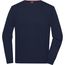 Men's Round-Neck Pullover - Klassischer Baumwoll-Pullover [Gr. S] (navy) (Art.-Nr. CA243536)