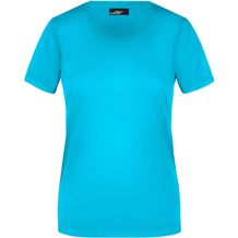 Ladies' Basic-T - Leicht tailliertes T-Shirt aus Single Jersey [Gr. M] (Turquoise) (Art.-Nr. CA243759)