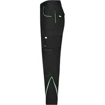 Workwear Pants - COLOR - - Funktionelle Hose im sportlichen Look mit hochwertigen Details [Gr. 68] (schwarz / grün) (Art.-Nr. CA246130)