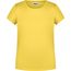 Girls' Basic-T - T-Shirt für Kinder in klassischer Form [Gr. M] (Yellow) (Art.-Nr. CA246531)