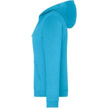 Promo Zip Hoody Lady - Klassische Sweatjacke mit Kapuze (Turquoise) (Art.-Nr. CA247499)