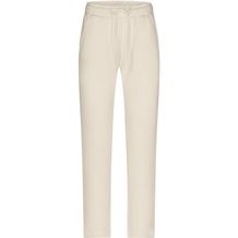 Ladies' Lounge Pants - Modische Sweathose aus BIO-Baumwolle [Gr. M] (Vanilla) (Art.-Nr. CA247860)