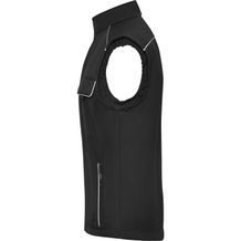Workwear Softshell Vest - Professionelle Softshellweste im cleanen Look mit hochwertigen Details (black) (Art.-Nr. CA248392)