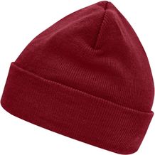 Knitted Cap Thinsulate - Wärmende Strickmütze mit Zwischenfutter aus Thinsulate (rot / weinrot) (Art.-Nr. CA249853)