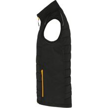 Men's Hybrid Vest - Softshellweste im attraktiven Materialmix (black / neon-orange) (Art.-Nr. CA249985)