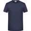 Men's-T - T-Shirt mit trendigem Rollsaum [Gr. XL] (navy) (Art.-Nr. CA251259)