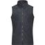 Ladies' Workwear Fleece Vest - Strapazierfähige Fleeceweste im Materialmix [Gr. 3XL] (carbon/black) (Art.-Nr. CA251845)