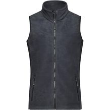 Ladies' Workwear Fleece Vest - Strapazierfähige Fleeceweste im Materialmix [Gr. 3XL] (carbon/black) (Art.-Nr. CA251845)