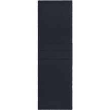 Microfleece Scarf - Eleganter Fleece Schal mit umgenähten Enden und Ziernaht (navy) (Art.-Nr. CA252523)