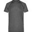 Men's Sports T-Shirt - Funktionsshirt für Fitness und Sport [Gr. S] (black-melange/black) (Art.-Nr. CA252956)