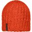 Casual Outsized Crocheted Cap - Lässige übergroße Häkelmütze (orange) (Art.-Nr. CA253039)