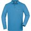 Men's Workwear Polo Pocket Longsleeve - Pflegeleichtes und strapazierfähiges Langarm Polo mit Brusttasche [Gr. 6XL] (aqua) (Art.-Nr. CA253660)