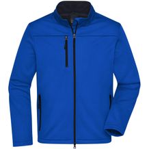 Men's Softshell Jacket - Klassische Softshelljacke im sportlichen Design aus recyceltem Polyester [Gr. S] (nautic-blue) (Art.-Nr. CA254052)