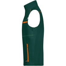 Workwear Vest - COLOR - - Funktionelle Weste im sportlichen Look mit hochwertigen Details [Gr. 4XL] (grün / orange) (Art.-Nr. CA254217)