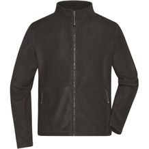 Men's Fleece Jacket - Fleecejacke mit Stehkragen im klassischen Design [Gr. 3XL] (dark-grey) (Art.-Nr. CA254908)