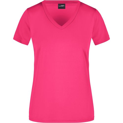 Ladies' Active-V - Funktions T-Shirt für Freizeit und Sport [Gr. XL] (Art.-Nr. CA255252) - Feiner Single Jersey
V-Ausschnitt,...