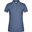 Ladies' Basic Polo - Klassisches Poloshirt [Gr. M] (light-denim-melange) (Art.-Nr. CA255639)