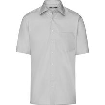 Men's Business Shirt Short-Sleeved - Bügelleichtes, modisches Herrenhemd [Gr. S] (light-grey) (Art.-Nr. CA256010)