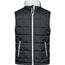 Men's Padded Light Weight Vest - Steppweste mit wärmender Thinsulate3M-Wattierung [Gr. 3XL] (black/silver) (Art.-Nr. CA256660)