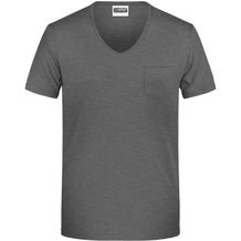 Men's-T Pocket - T-Shirt mit modischer Brusttasche [Gr. L] (black-heather) (Art.-Nr. CA258323)