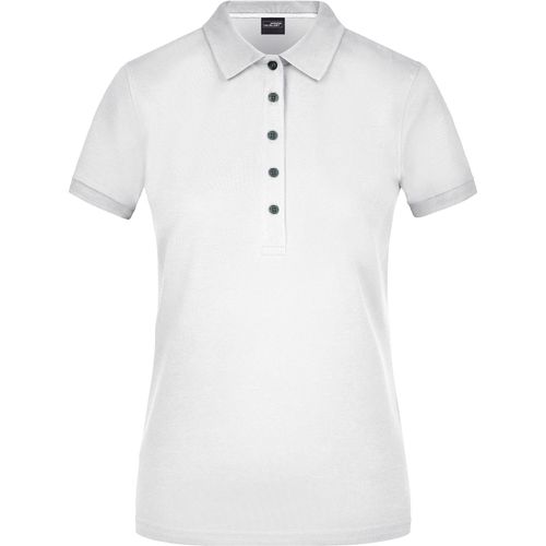 Ladies' Pima Polo - Poloshirt in Premiumqualität [Gr. L] (Art.-Nr. CA258701) - Sehr feine Piqué-Qualität aus hochwert...