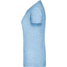 Ladies' Slub-T - T-Shirt im Vintage-Look (horizon-blue) (Art.-Nr. CA259472)
