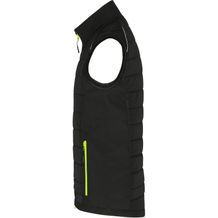 Men's Hybrid Vest - Softshellweste im attraktiven Materialmix (black / neon-yellow) (Art.-Nr. CA259781)