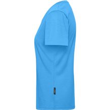Ladies' BIO Workwear T-Shirt - Strapazierfähiges und pflegeleichtes T-Shirt [Gr. M] (blau) (Art.-Nr. CA259858)