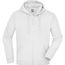 Hooded Jacket - Klassische Kapuzenjacke aus hochwertiger French-Terry-Qualität [Gr. XXL] (white) (Art.-Nr. CA260007)