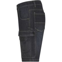 Workwear Stretch-Bermuda-Jeans - Kurze Jeans-Hose mit vielen Details [Gr. 46] (schwarz) (Art.-Nr. CA260329)