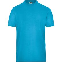 Men's BIO Stretch-T Work - T-Shirt aus weichem Elastic-Single-Jersey [Gr. 5XL] (Turquoise) (Art.-Nr. CA261552)
