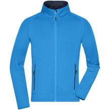 Men's Stretchfleece Jacket - Bi-elastische, körperbetonte Jacke im sportlichen Look [Gr. L] (cobalt/navy) (Art.-Nr. CA261726)