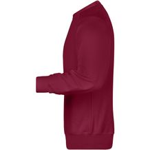 Men's Sweat - Klassisches Sweatshirt mit Raglanärmeln [Gr. 5XL] (rot / weinrot) (Art.-Nr. CA261865)
