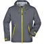Men's Outdoor Jacket - Ultraleichte Softshelljacke für extreme Wetterbedingungen [Gr. XL] (iron-grey/yellow) (Art.-Nr. CA263231)