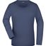 Ladies' Stretch Shirt Long-Sleeved - Langarm Shirt aus weichem Elastic-Single-Jersey [Gr. S] (navy) (Art.-Nr. CA263239)