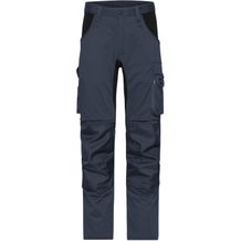 Workwear Stretch-Pants Slim Line - Spezialisierte Arbeitshose in schmaler Schnittführung mit elastischen Einsätzen und funktionellen Details [Gr. 48] (carbon/black) (Art.-Nr. CA263258)