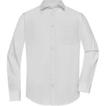 Men's Shirt Longsleeve Poplin - Klassisches Shirt aus pflegeleichtem Mischgewebe [Gr. XL] (light-grey) (Art.-Nr. CA263570)