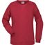 Ladies' Sweat - Klassisches Sweatshirt mit Raglanärmeln [Gr. XL] (carmine-red-melange) (Art.-Nr. CA264206)
