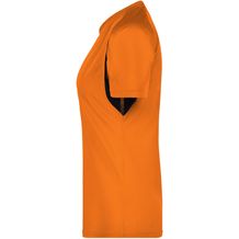 Ladies' Running-T - Funktionelles Laufshirt [Gr. XS] (schwarz / orange) (Art.-Nr. CA264241)