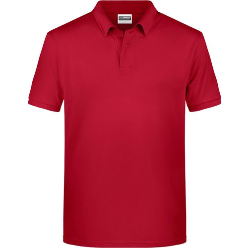 Men's Basic Polo - Klassisches Poloshirt [Gr. M] (Art.-Nr. CA266456) - Feine Piqué-Qualität aus 100% gekämmt...