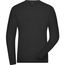 Men's BIO Stretch-Longsleeve Work - Langarm Shirt aus weichem Elastic-Single-Jersey [Gr. XS] (black) (Art.-Nr. CA266867)