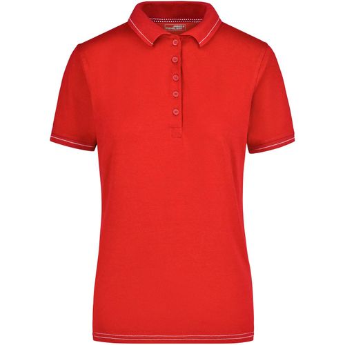 Ladies' Elastic Polo - Hochwertiges Poloshirt mit Kontraststreifen [Gr. L] (Art.-Nr. CA267587) - Weicher Elastic-Single-Jersey
Gekämmte,...