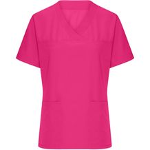 Ladies' Stretch-Kasack - Elastischer Kasack mit V-Ausschnitt [Gr. XS] (pink) (Art.-Nr. CA267725)