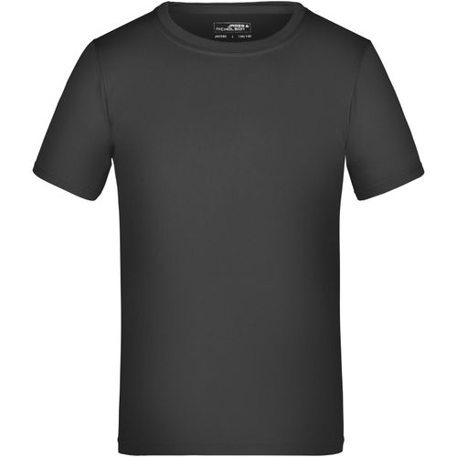 Active-T Junior - Funktions T-Shirt für Freizeit und Sport [Gr. M] (Art.-Nr. CA268168) - Feiner Single Jersey
Necktape
Doppelnäh...