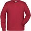 Men's Sweat - Klassisches Sweatshirt mit Raglanärmeln [Gr. XL] (carmine-red-melange) (Art.-Nr. CA268592)