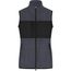 Ladies' Fleece Vest - Fleeceweste im Materialmix [Gr. L] (carbon/black) (Art.-Nr. CA268874)