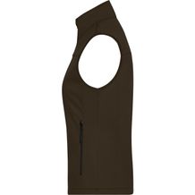 Ladies' Softshell Vest - Klassische Softshellweste im sportlichen Design aus recyceltem Polyester (Brown) (Art.-Nr. CA269300)