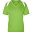 Ladies' Running-T - Atmungsaktives Laufshirt [Gr. XL] (lime-green/white) (Art.-Nr. CA269694)