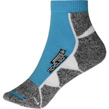 Sport Sneaker Socks - Funktionelle, kurze Sportsocke für Damen und Herren [Gr. 35-38] (bright-blue/white) (Art.-Nr. CA270854)